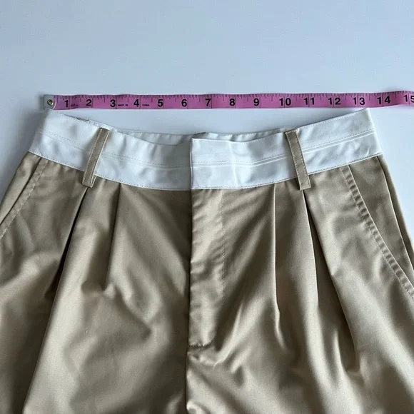 NWT baggy pleated trousers, light tan, 2 - Picture 5 of 9